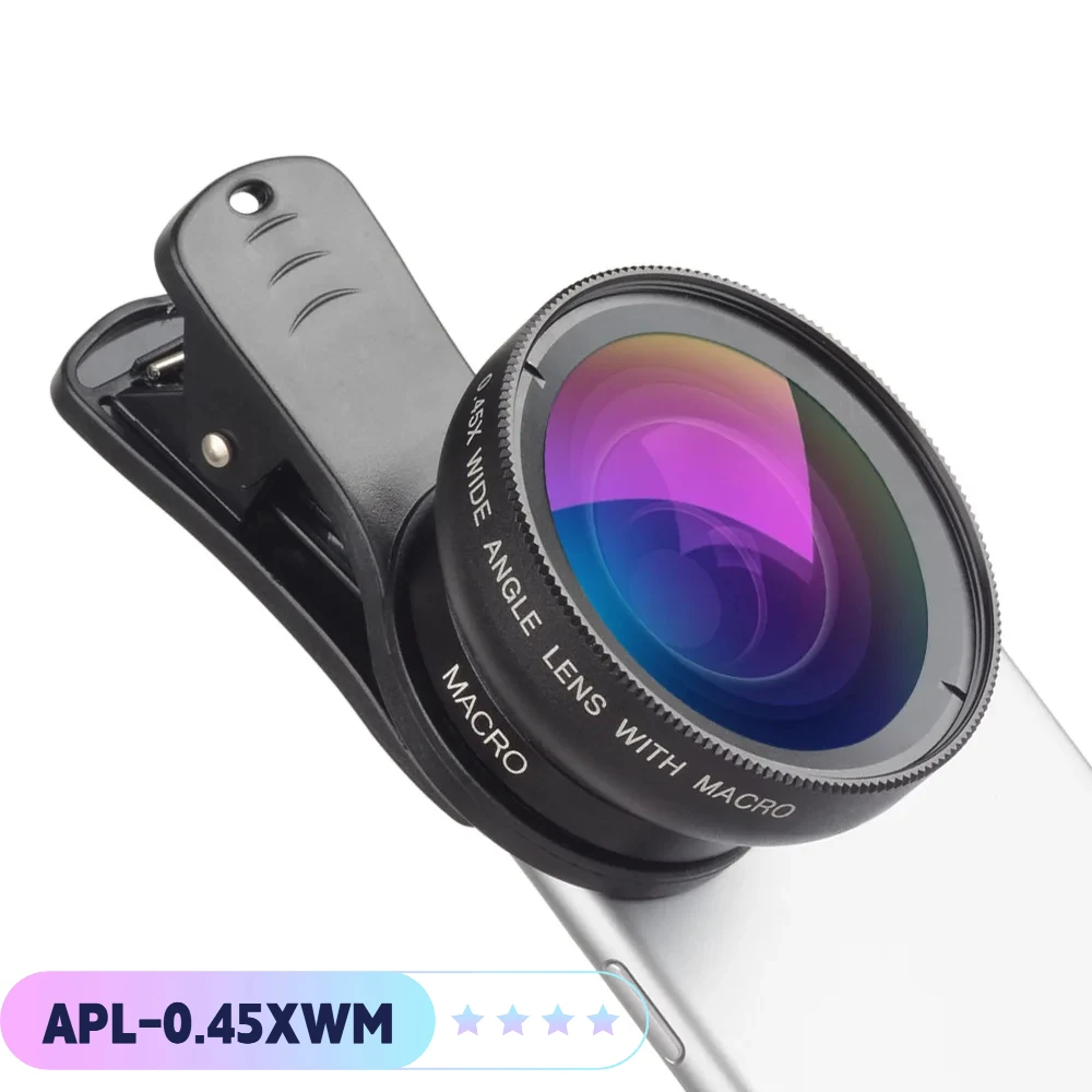 Новый супер широкоугольный объектив HD 37 мм 0 45x с 12 5x макрообъективом для