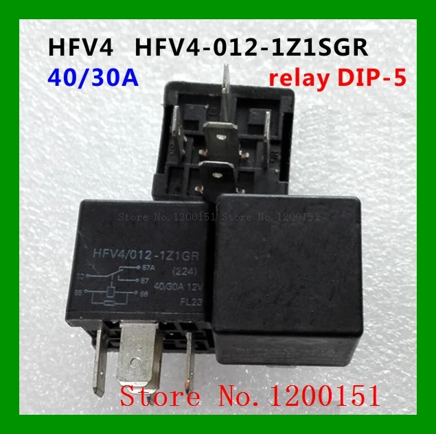 HFV4 HFV4-012-1Z1GR 4030A relay DIP-5 (art.: 3920c78052cd0) - 3920c78052cd0
