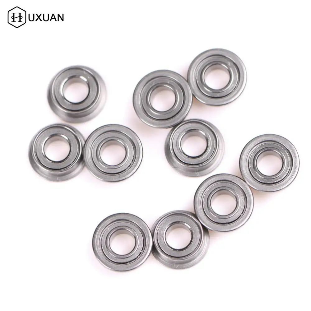 

10pcs/lot MF63zz Metal Double Shielded Miniature Deep Groove Flanged Ball Bearings 3x6x2.5mm For 3D Printer