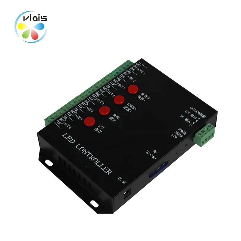 

8192Pixels Programmable t8000 Led Rgb Pixel Controller