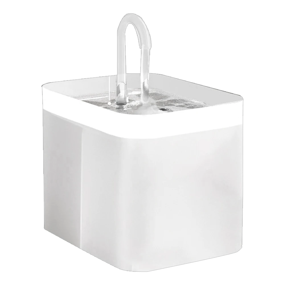 

Электрическая поилка с автоматическим фильтром, бесшумная чаша 1,5 л, для перекачки воды, для ПЭТ, белая вилка стандарта США