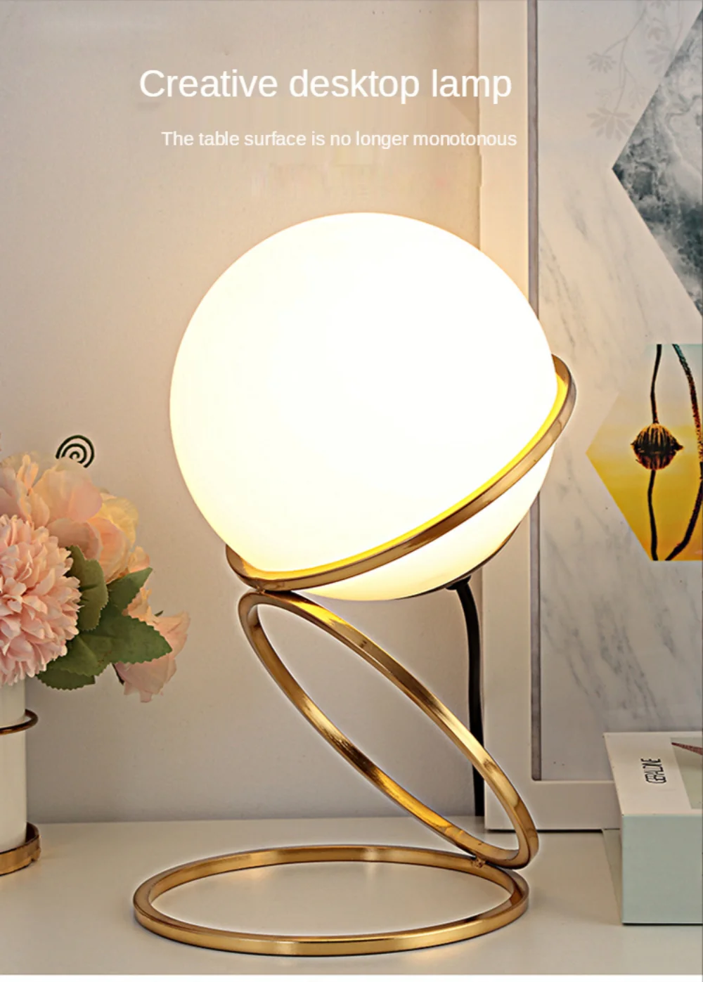 

Led bedside lamp, bedroom table lamp, modern Nordic study reading lamp, family warm decoration, living room lighting, E27 bulb