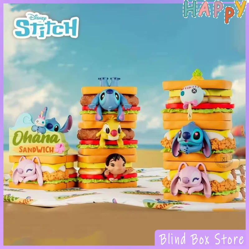 Подлинная складная серия Disney Stitch Lilo Pelekai Sandwich мультяшная кукла модель коллекция