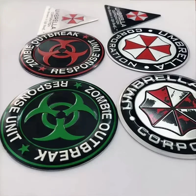 3D алюминиевый значок автомобиля, наклейка Umbrella Corporation, логотип, украшение багажника, наклейки для Mercedes Benz Chevrolet JEEP Seat Mazda (art.: 3920cd52dea06) - 3920cd52dea06