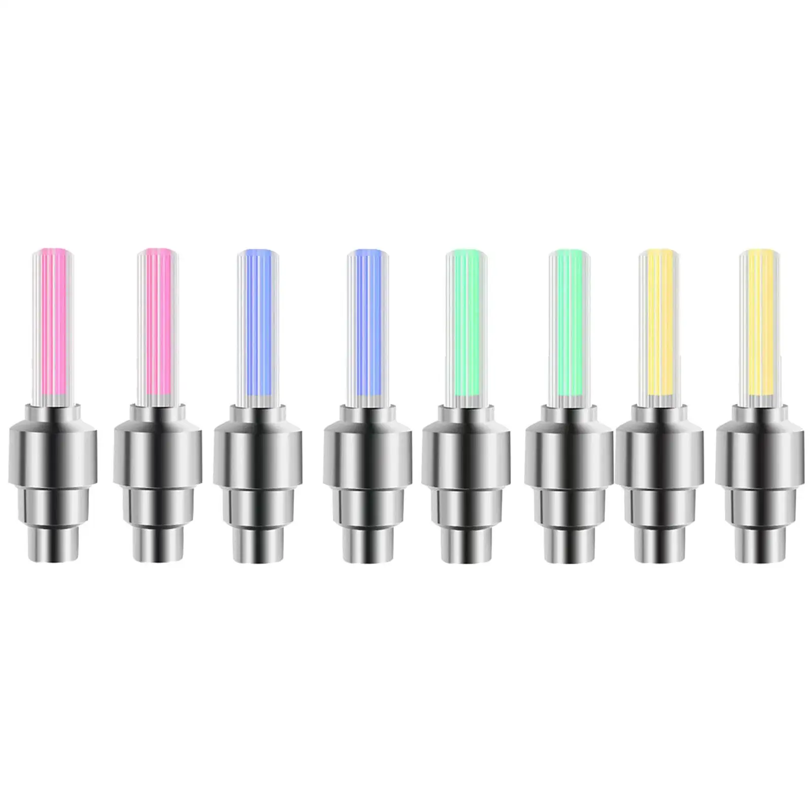 

Homegardentool, 2 шт., светодиодная вспышка, колпачки на колесные клапаны, светильник, водонепроницаемые для