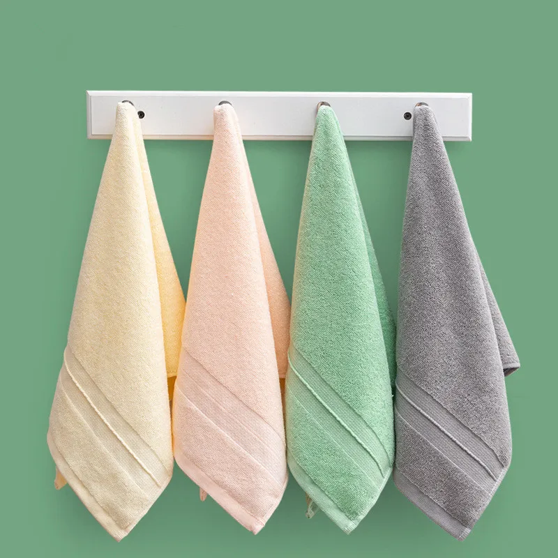 

High Quality 33x72cm 100% Cotton Jacquard Solid Color Home Soft Absorbent Bathroom Lovers Hand Towel