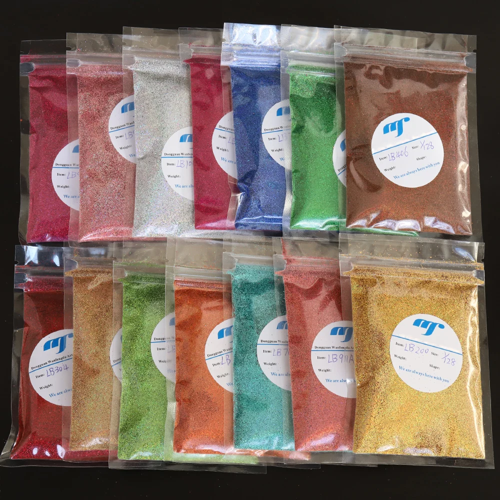 

25 Colors Glitter Set 1/128 Extra Fine Resin Glitter Powder Epoxy Craft Glitter Holographic Glitter for Nail Face Eye Body