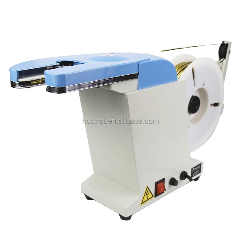 

Factory direct half-automatic twist tie machine Used for food packaging