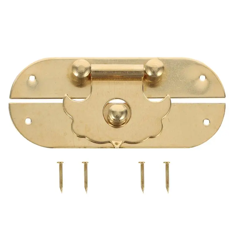 

Box Latch Hasp Clasp Antique Hasps Iron Lock Catch Latches for Jewelry Box Buckle Suitcase Buckle Clip Clasp Wood Wine Box Latch