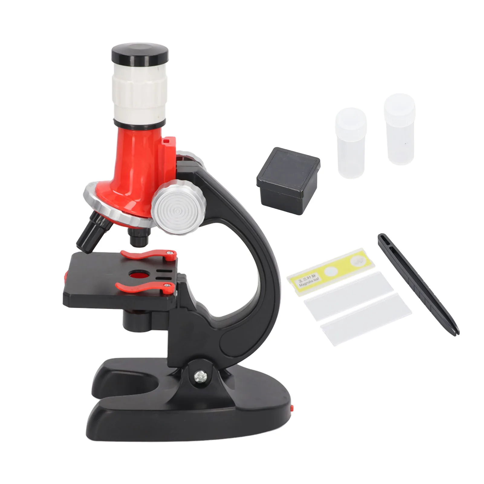 

Kids Microscope Kit Toy 1200x Clear Image Adjustable Angle Lens Learn Science Educational Children Microscope Toy With LED Light