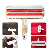 2 way pet hair remover roller removing dog cat hair from furniture self cleaning lint pet hair remover one hand operate