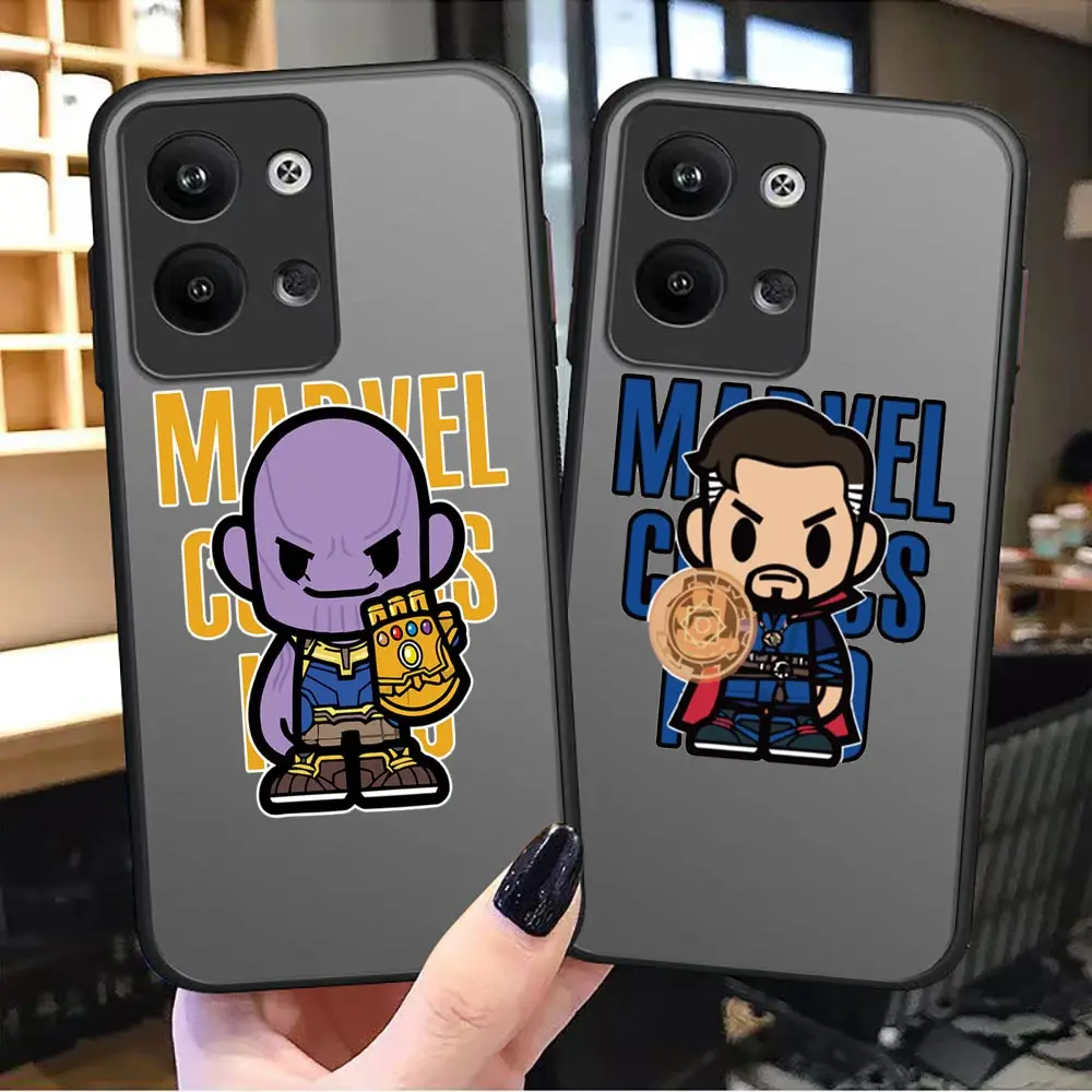 

Marvel Spider Man Iron Man Avengers Cartoon For Oppo Realme 9 Case For Oppo Realme 10 9 8i 8 7 7i 6 5 3 V15 V11 X7 C2 Pro Plus