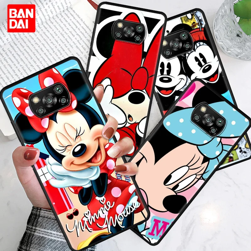 

Mickey Minnie Mouse Case for Xiaomi Poco X3 NFC F3 M3 11t 11 Lite Ultra Redmi 9t Note 10s 10t 11 Pro Plus Silicone Soft Cover