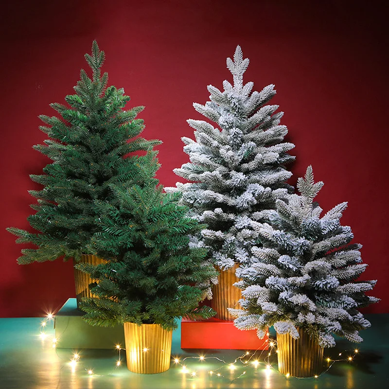 

60cm Christmas Tree New Year Christmas Decoration for Home PE Desktop Christmas Tree Decoration Hotel Shopping Mall Window Natal