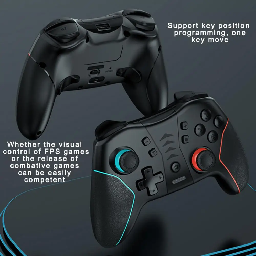 

Gamepad High-sensitivity Vibration Somatosensory Macro Programming Game Console Accessories Gaming Joystick Portable Six-axis