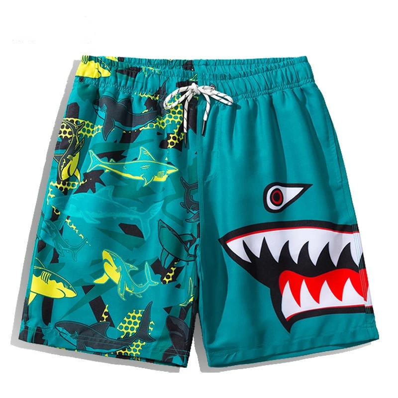 Summer New Haomai Pig Shorts Large European and American Loose Beach Pants Youth Couple Sports Funny Pattern Casual Pants traf