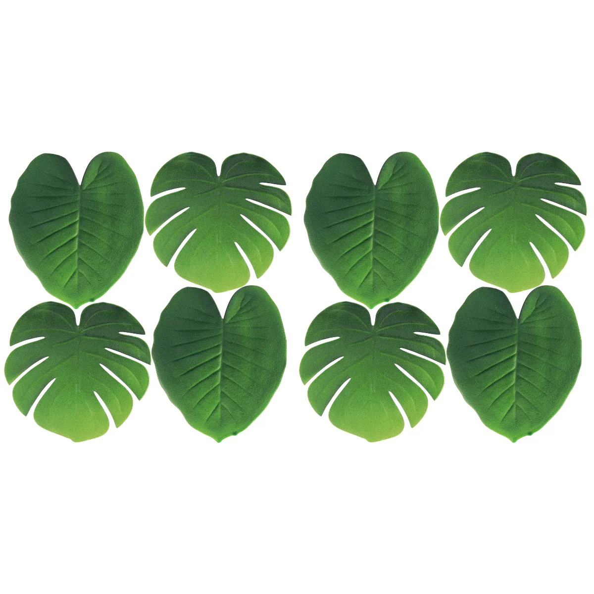 

8 Coaster Fashion Placemat Jungle Theme Party Supplies Banana Leaf Leaves Cup Mat Leaf Coaster