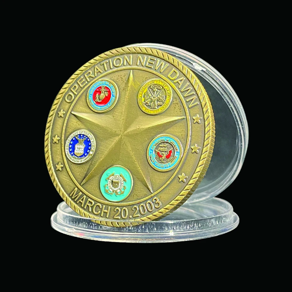 

United States March 20th 2003 Operation New Dawn Commemorative Coins Collectibles Gifts