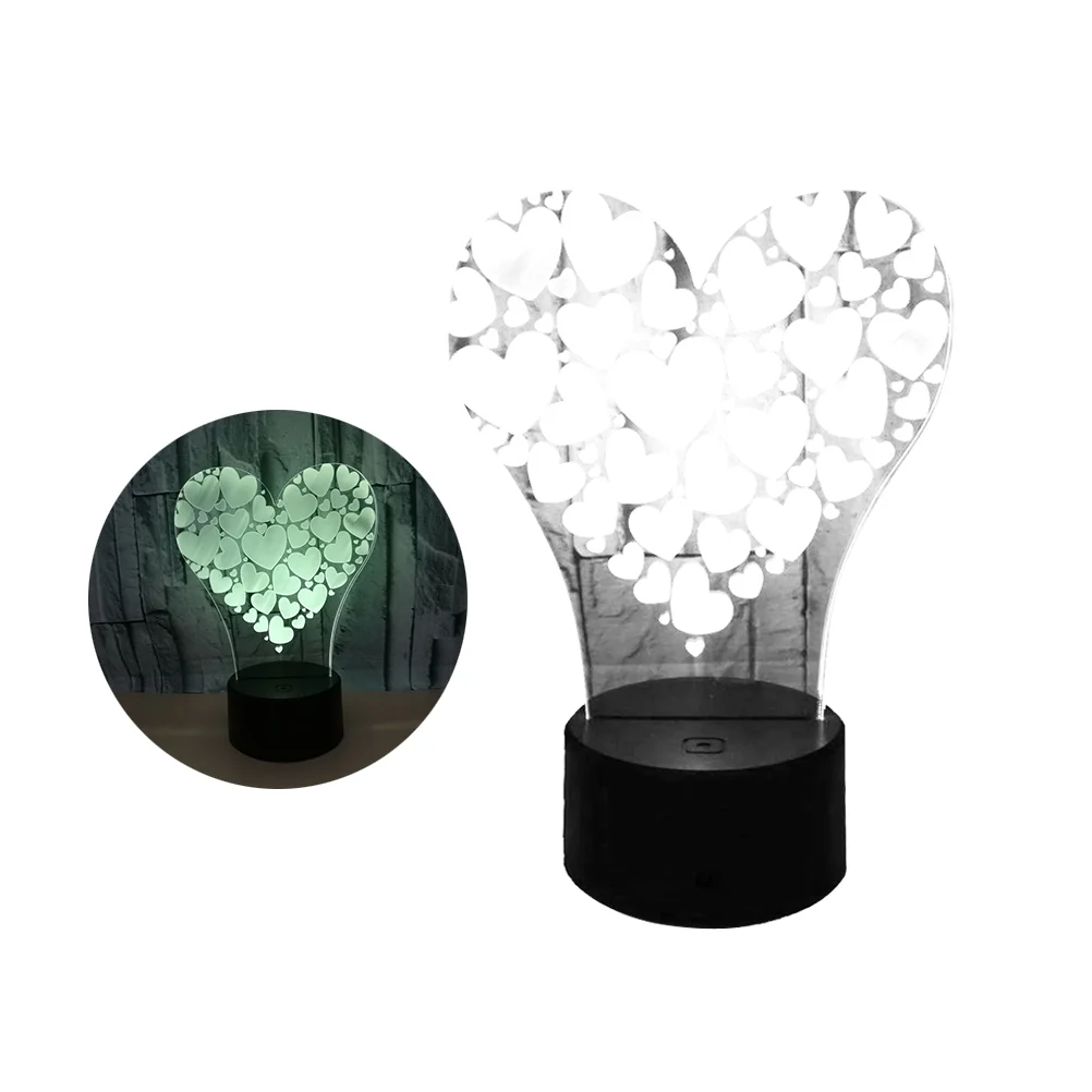 

1PC Lamp Visual 3D Gift Decoration Lighting Use Night Decor Lighting for Party Bedroom Home