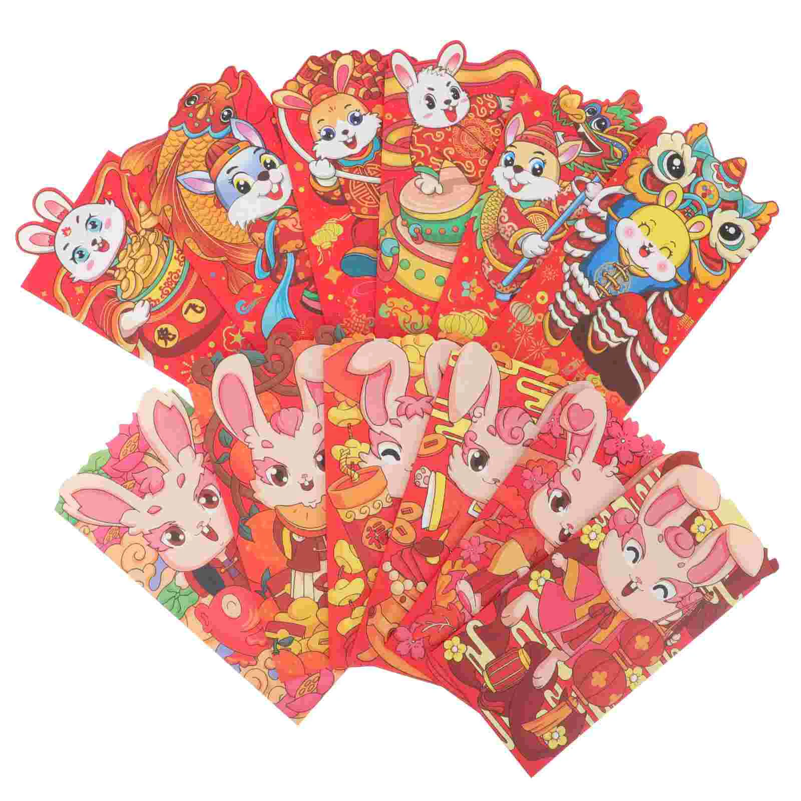 

Red Envelopes Year Money New Packet Packets Rabbit Chinese Paper Envelopethe Spring Festival Cash Traditional Bag Pocket Lucky