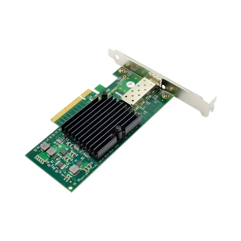 Фото Сетевая карта PCI-E X8 для серверов с поддержкой 10-гигабитной оптоволоконной сети PCIe 10GbE SFP+, чипсет 82599EN №3