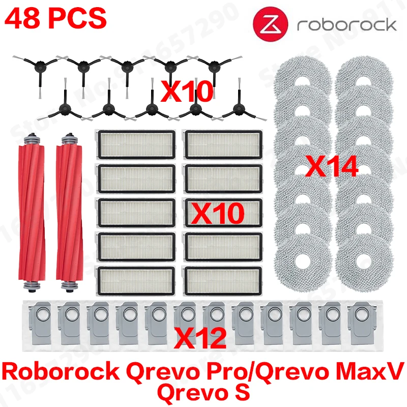 

Запчасти для робота-пылесоса Roborock Qrevo Pro/Qrevo MaxV/Qrevo S