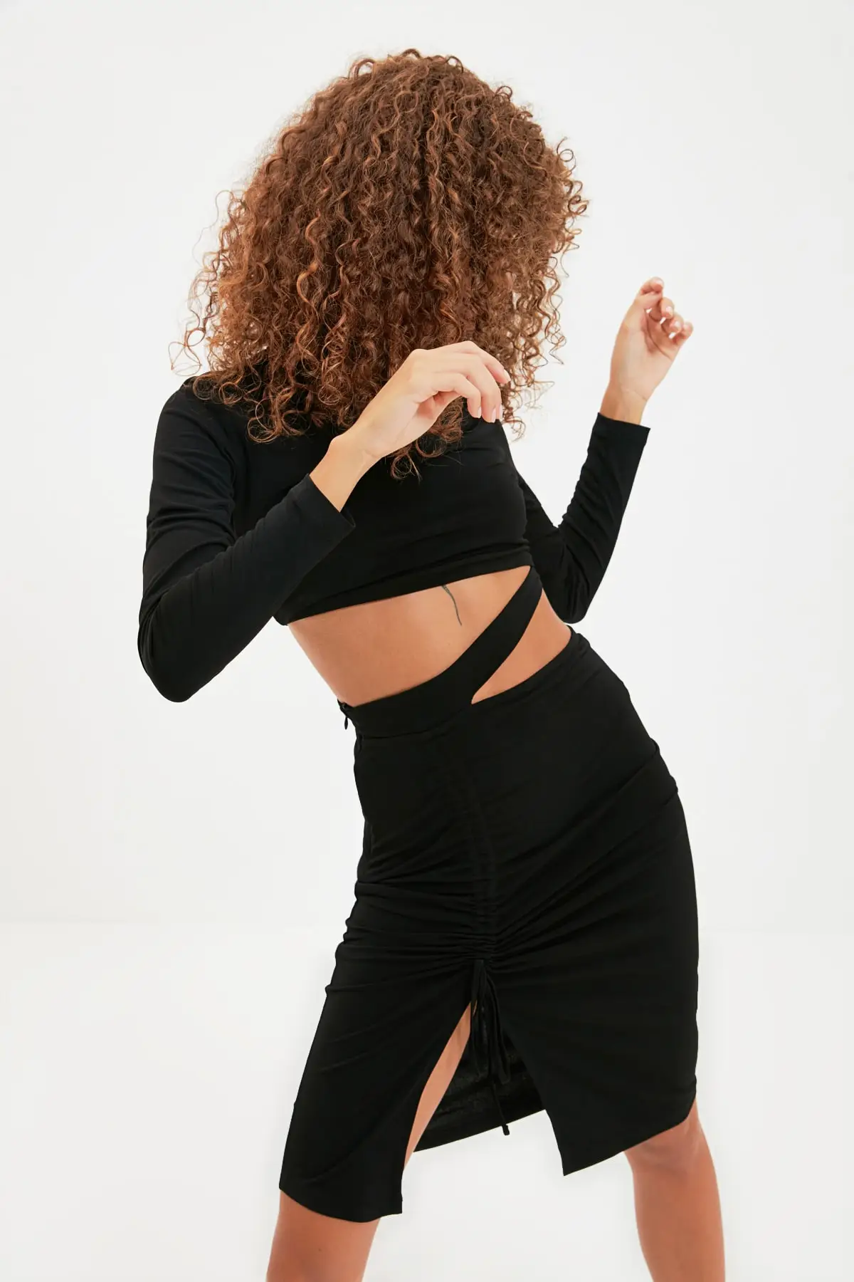 

Trendyol Waist Detail Dress TPRAW22EL1386