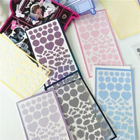 ins color checkerboard creative pattern cute stickers stationery hand account decorative sticker scrapbooking diy collage