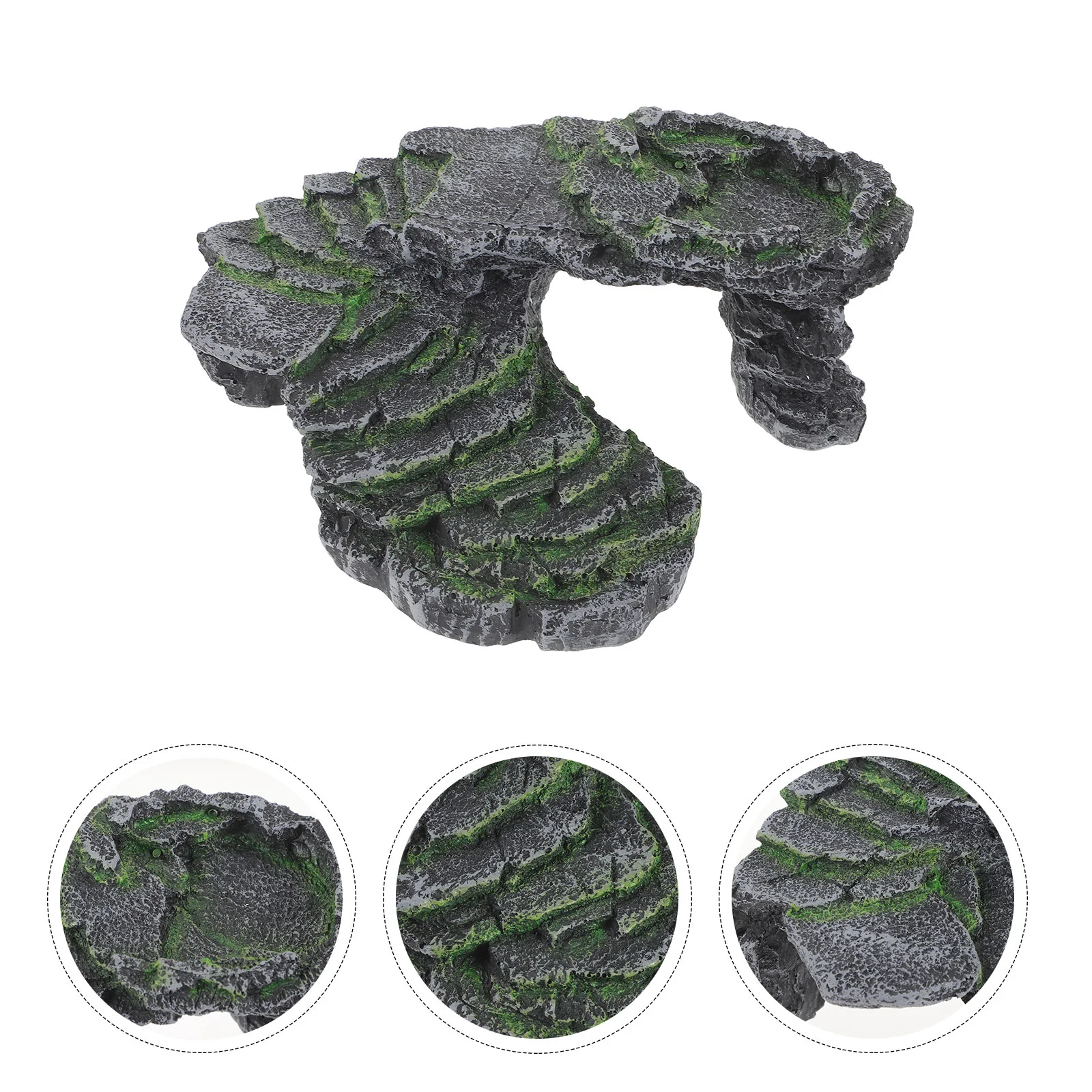 

Fish Tank Accessories Turtle Terrace Basking Platform Habitat Tortoise Dock Reptile Resin Aquatic Turtles Cave