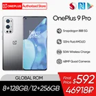 Смартфон Oneplus 9 Pro, телефон с глобальной прошивкой, камера 48 МП, Snapdragon 888, 6,7 дюйма, 120 Гц, жидкий AMOLED, Восьмиядерный, 4500 мАч, 65 Вт, быстрая зарядка, NFC