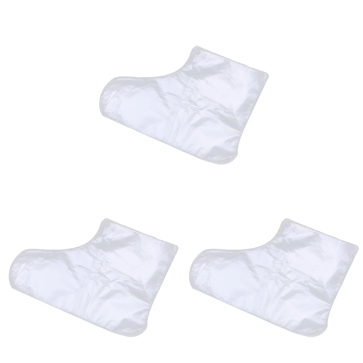 

600 pcs Disposable Transparent Foot Covers Plastic Booties Foot Therapy Bags for Men