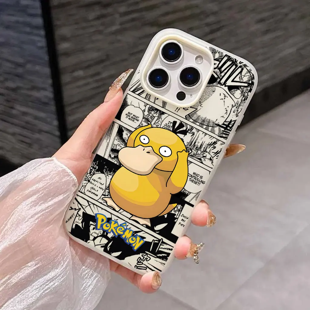 Фото Ударопрочный силиконовый матовый чехол Cool P-Pokemon Gengar Candy Color 2-в-1 для Samsung S23 S24 S25 Plus Ultra Edge 5G №2