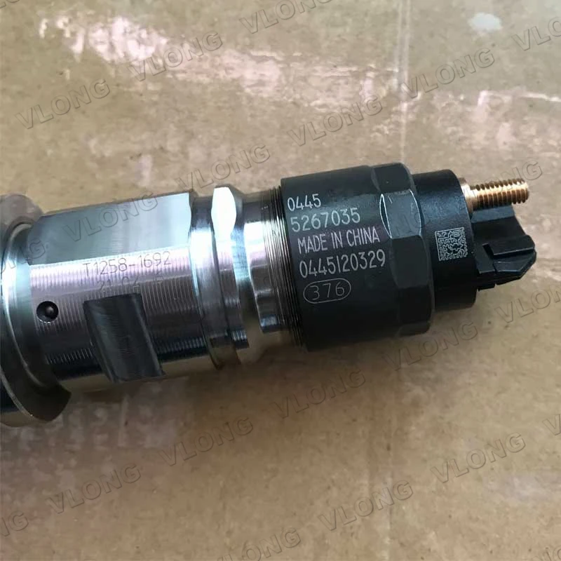 6PCS Original New 0445120329 Common Rail Fuel Injector Assy 0 445 120 329 0445120383 5317323 5267035 For Cummins QSB6.7 - купить по