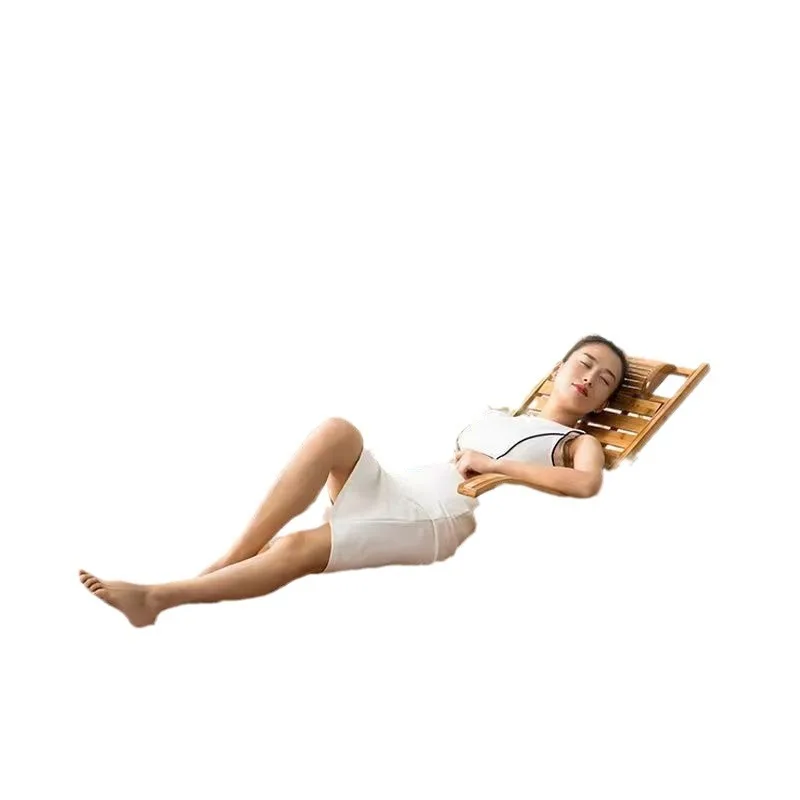 Бамбуковое кресло с откидывающейся спинкой складное для взрослых Siesta отдыха на