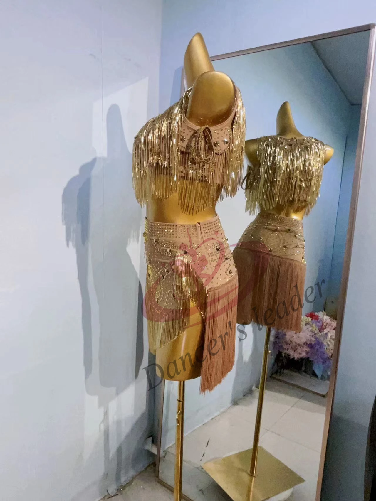 Платье для латиноамериканских танцев высококлассное индивидуальное