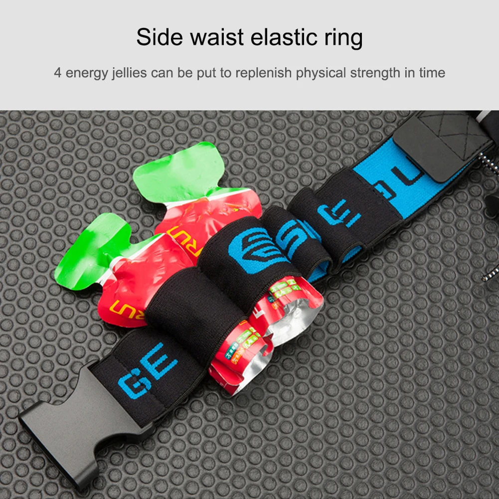 

Waterproof Gym Sports Bag Quick Drying Nylon Mobile Phone Money Pack Elastic Reflective Invisible Waist Fanny Pack for Women Men