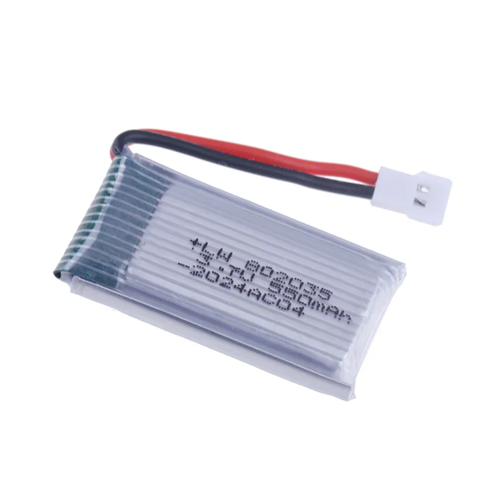 Фото Запасная часть для квадрокоптера X4 H107 H31 KY101 E33C E33 U816A V252 H6C: LiPo аккумулятор 1S 3.7V 550mAh 35C или зарядное устройство 5 в 1 №3