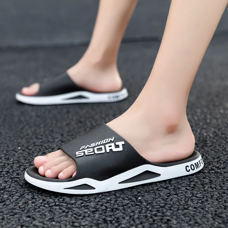 

Summer Man Women Design Luxury Sandals Male Outdoors Non-slip Thick Sole Beach Flip Flops Shoes Couples Home Slippers