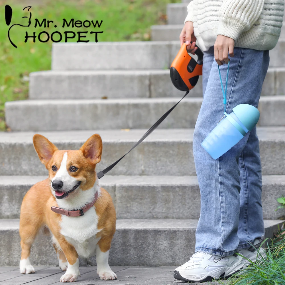 

Hoopet Pet Dog Go Out Kettle Outdoor Walking Dog Drinking Water Drinker Portable Bottle Accompanying Water Cup Cat Waterer