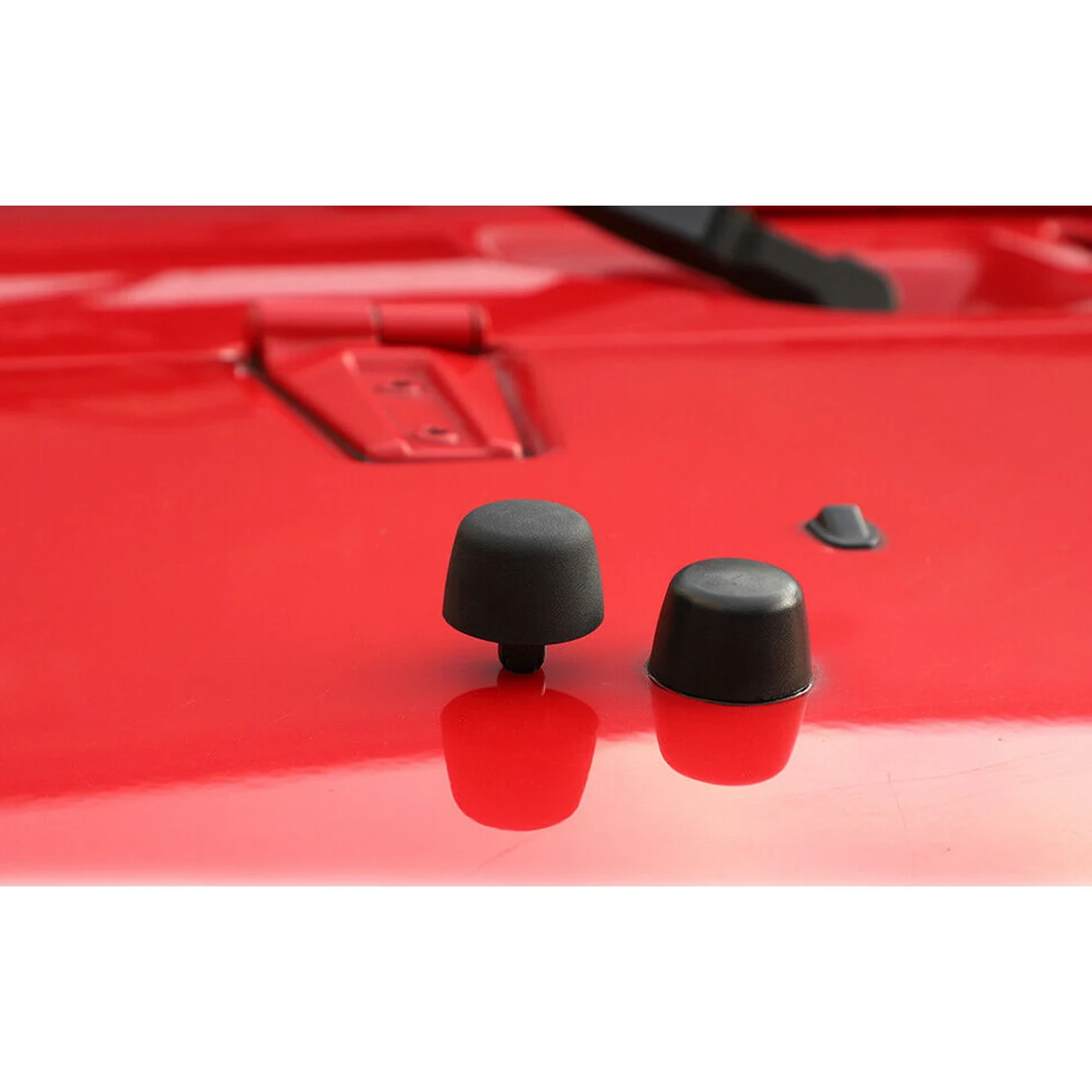Черная резиновая накладка на передний бампер для Jeep Wrangler JK JKU 2007-2011 2012 2013 2015 2014 2016