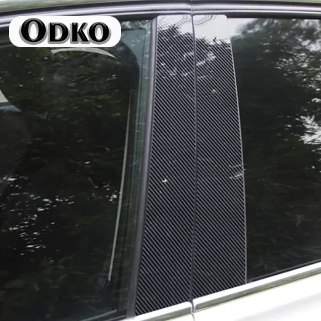 

Подходит для Mazda 3 Axela Sedan 2019 2020 2021 2022 2023, глянцевая черная стойка, оконная дверная крышка, набор накладок B C