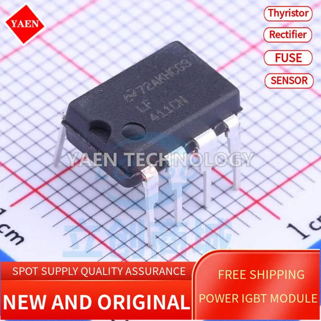 

LF411CN LF411 DIP-8 50 шт./партия Новый оригинальный оптрон хорошая цена и качество