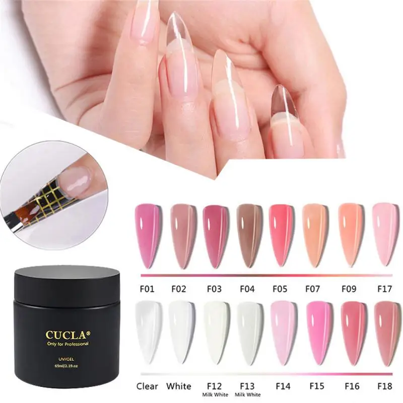 

60 мл клей для дизайна ногтей акриловый гель для наращивания ногтей моделирующий гель для фототерапии УФ-клей быстрое строительство кристаллический Желейный гель лак для ногтей