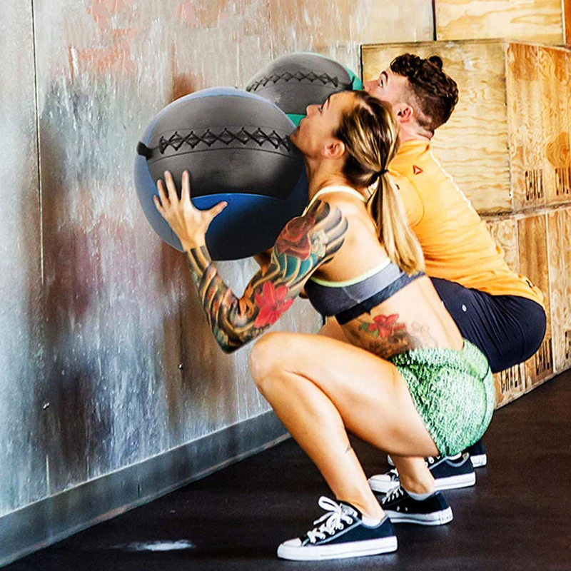 Настенный шар медицина мертвой раньше для силовых и кондиционирующих упражнений