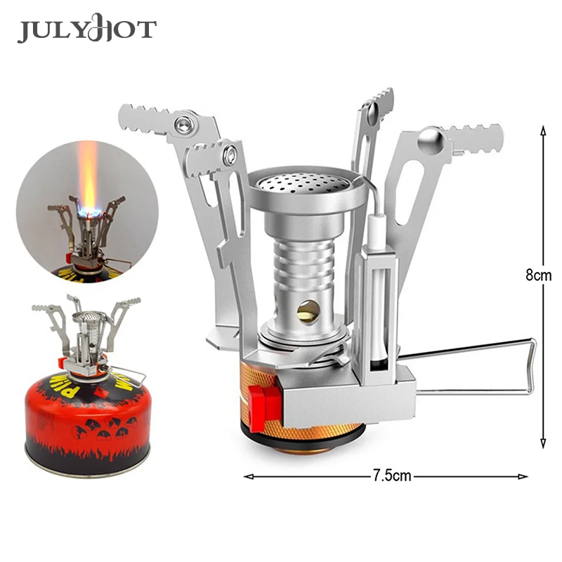

Camping Accessories Gas Cooker Portable Outdoor Camping Aluminum Alloy Ultra Light Picnic Cooking Camp Stove Survival Furnace