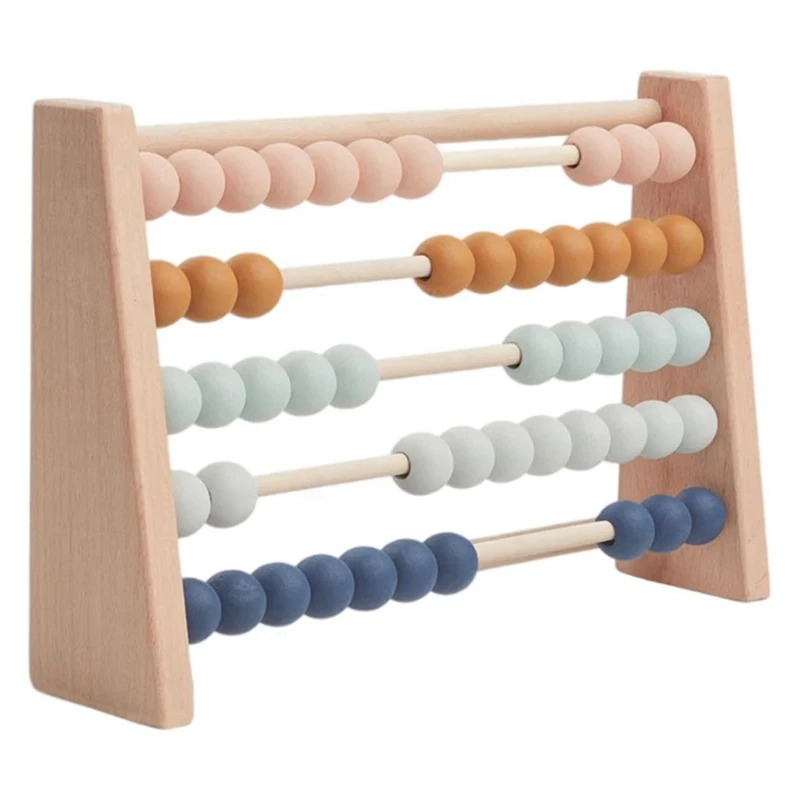 

Деревянная игрушка-Абак для детей, Ранняя математическая обучающая игрушка, числа, счетные бусины, обучающая игрушка Монтессори