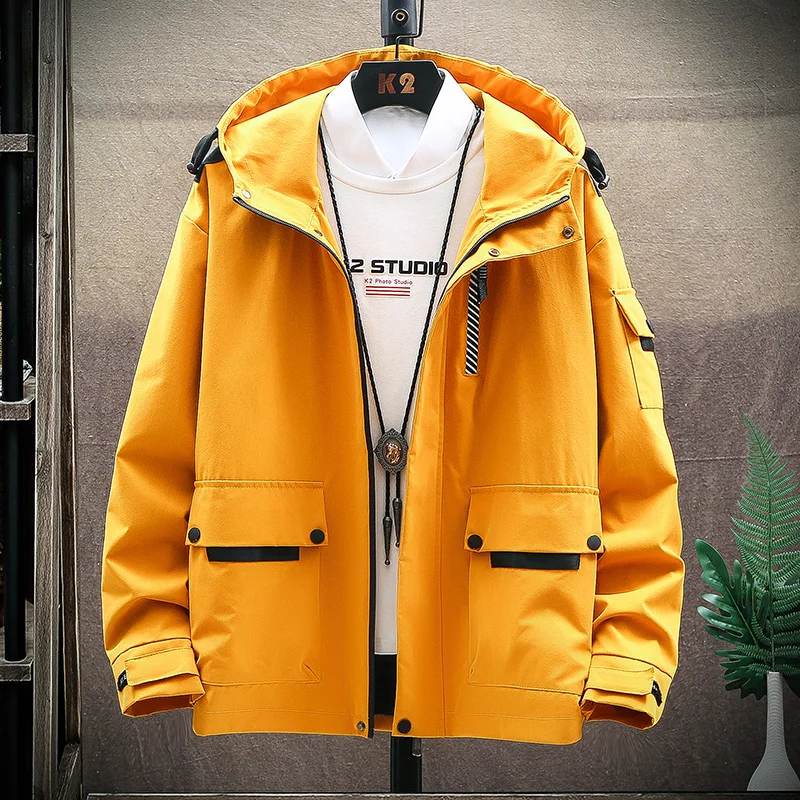 

Hoodie Workwear Jacket Top Clothes2022Trendy Korean Style Business Coat Loose Fashion Men's Jacket