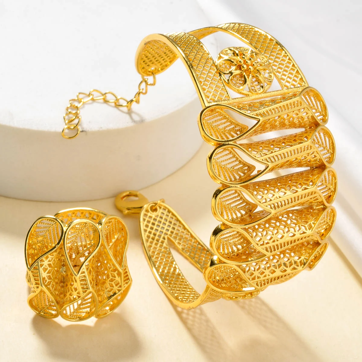 Diana Baby новинка 2024 комплекты ювелирных изделий браслет золотого цвета модное