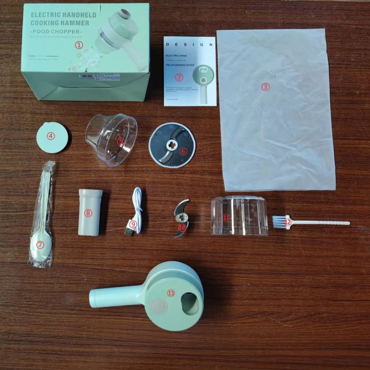 

Беспроводной электрический кухонный комбайн 4 в 1