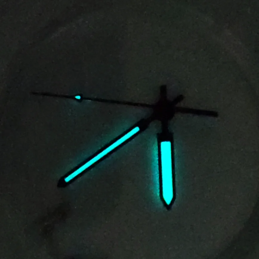 13MM Watch Hand Multifunctional Chronograph Running Seconds Six Hand Luminous Watch Hand for VK63 Movement Watch Accessories